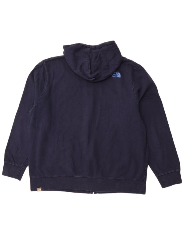THE NORTH FACE Herren-Kapuzenpullover mit Reißverschluss, 2XL, Marineblau, Baumwolle