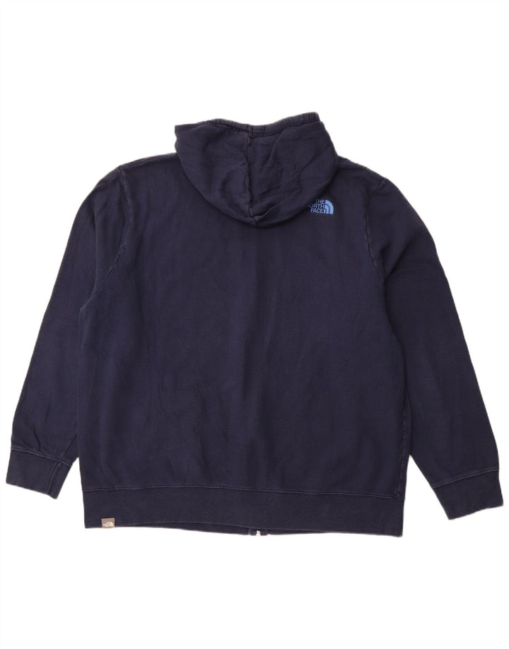 THE NORTH FACE Herren-Kapuzenpullover mit Reißverschluss, 2XL, Marineblau, Baumwolle