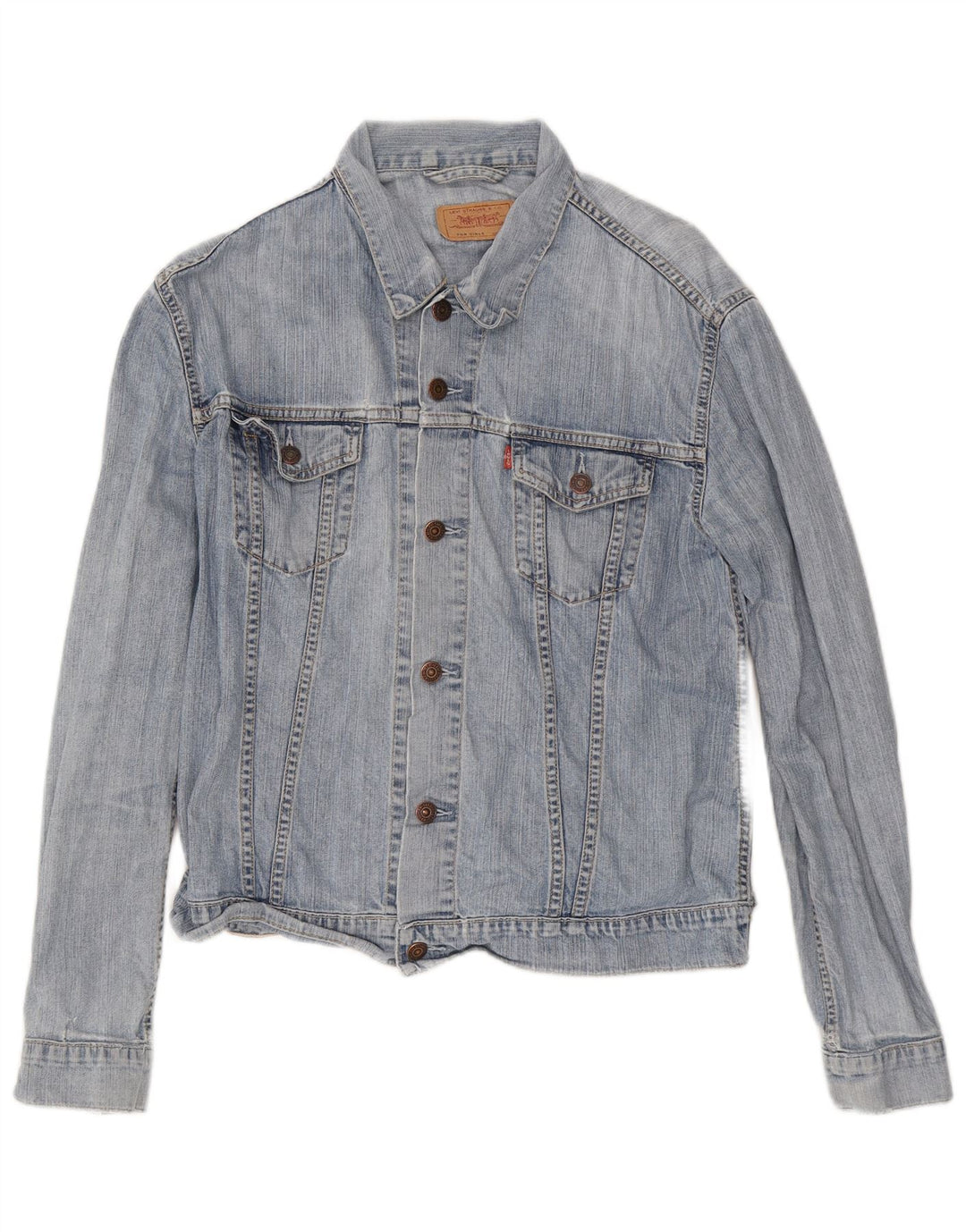 Levi's Jeansjacke für Mädchen, 15–16 Jahre, blaue Baumwolle