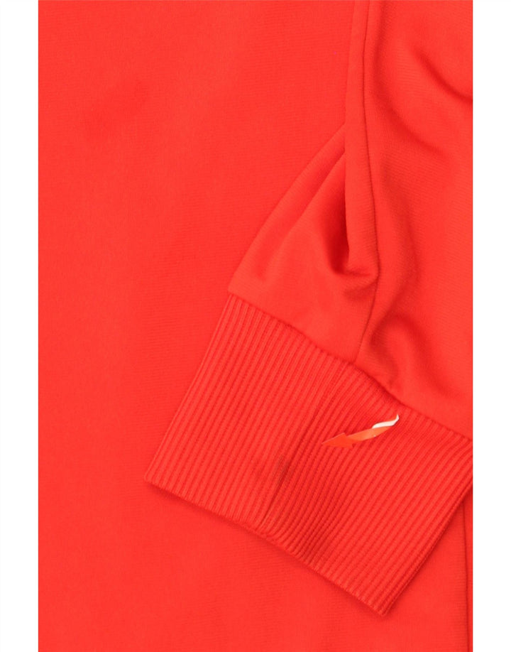 PUMA Herren-Trainingsanzug-Top-Jacke aus mittelrotem Polyester