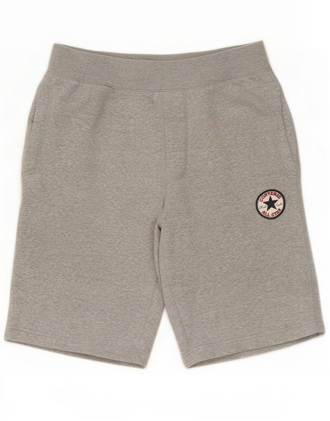 Converse Herren-Sportshorts, Größe S, graue Baumwolle