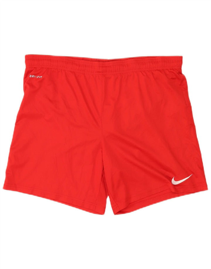 Nike Herren Dri Fit Sport Shorts Mittelrotes Polyester