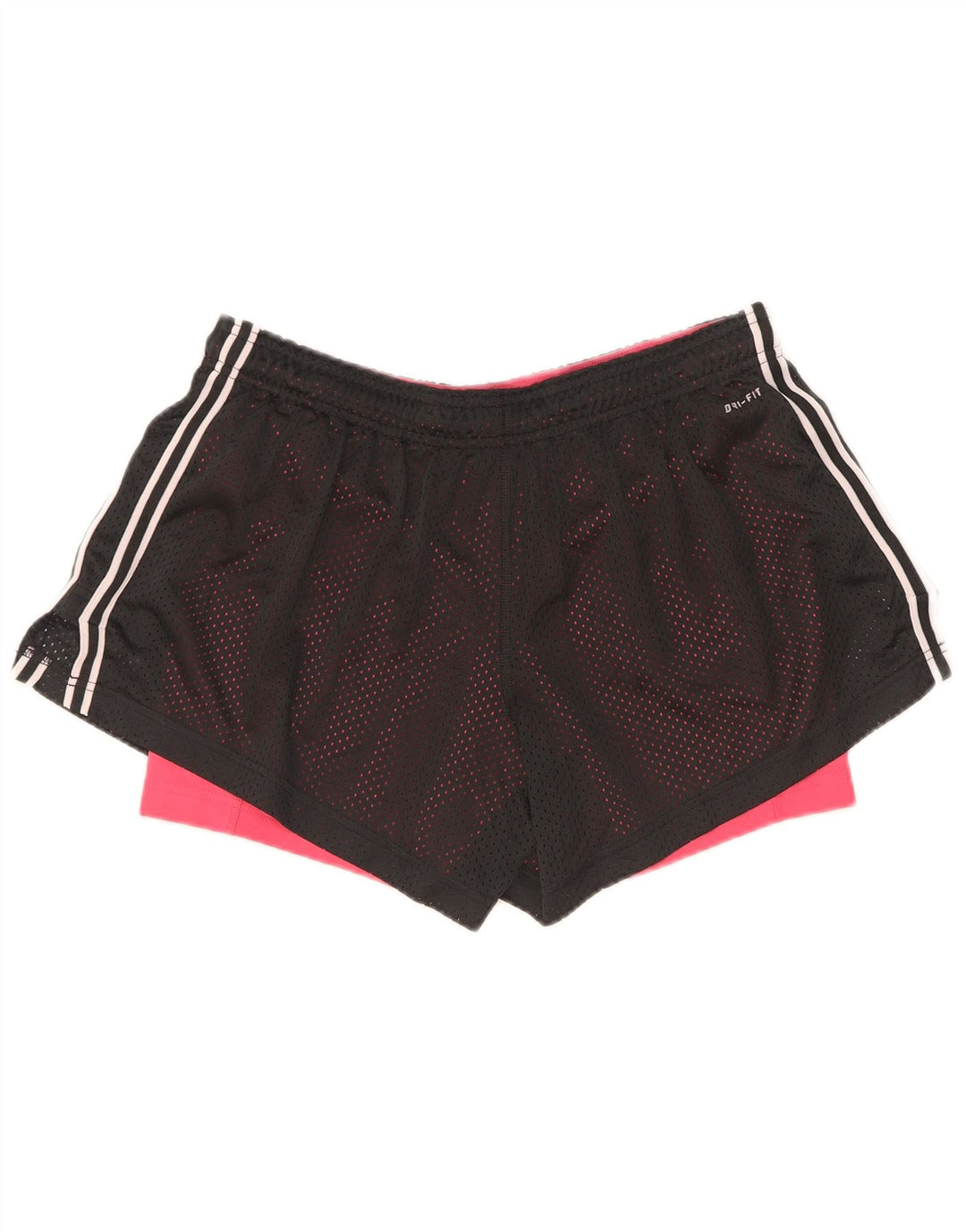 Nike Damen Dri Fit Sport Shorts UK 14 Large Schwarz Polyester