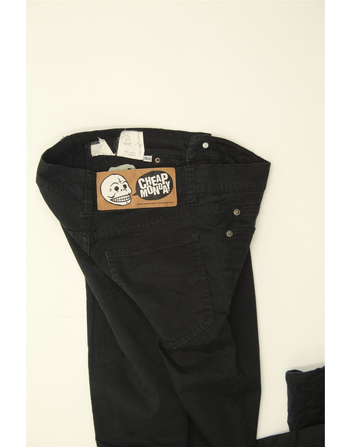 CHEAP MONDAY Womens Slim Jeans W29 L32 Black Cotton Vintage Cheap Monday and Second-Hand Cheap Monday from Messina Hembry 