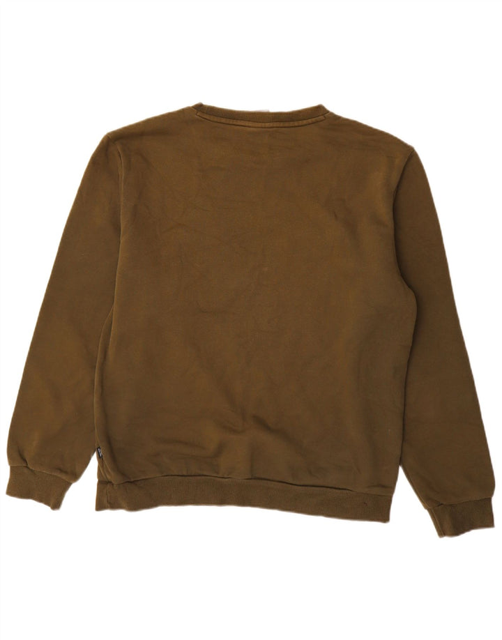 Puma Herren Grafik-Sweatshirt-Pullover, mittlere Khaki-Baumwolle