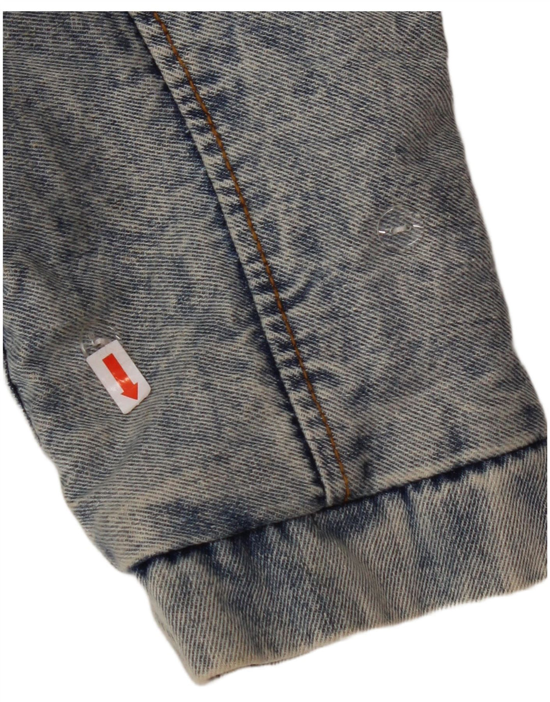 NEUE KOLLEKTION Übergroße Damen-Jeansjacke mit 3/4-Ärmeln, Gr. 10, Größe S, Blau