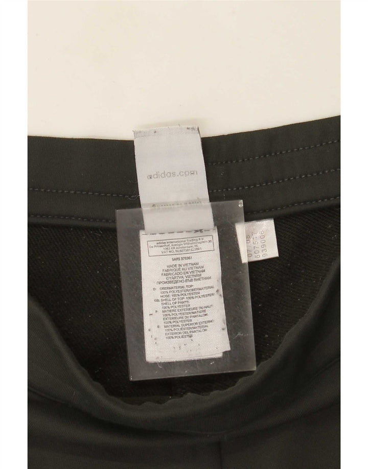 Adidas Damen-Trainingshose mit weitem Bein, UK 12, Mittelgrün, Polyester