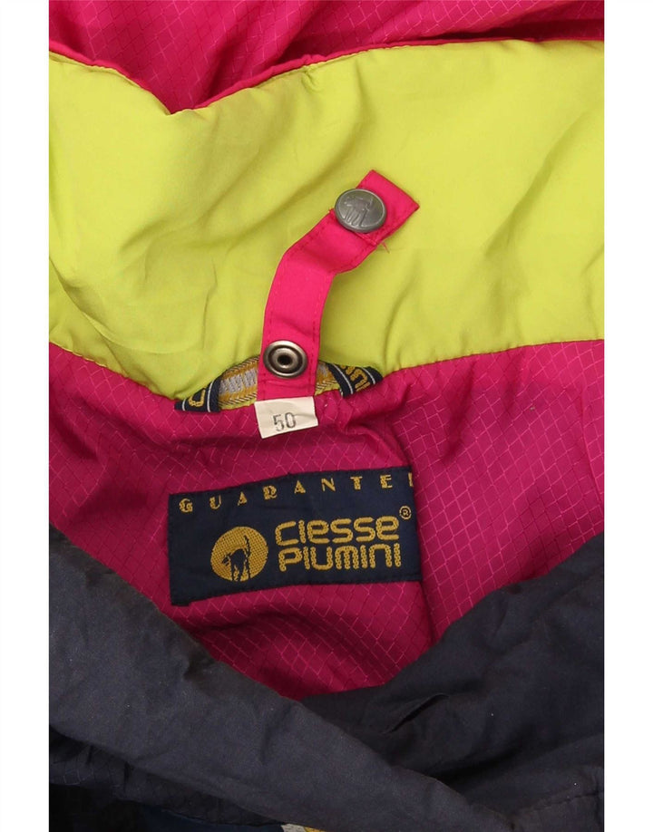 Ciesse Piumini Herren Relaxed Fit Regenjacke IT 50 Mittelrosa Farbblock