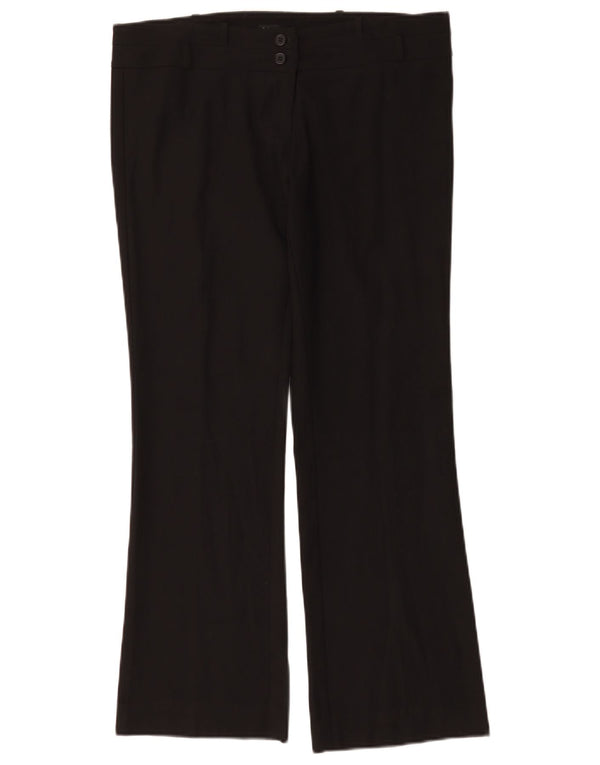 Oasis Damen Bootcut Freizeithose UK 12 Medium W34 L29 Schwarz Polyester