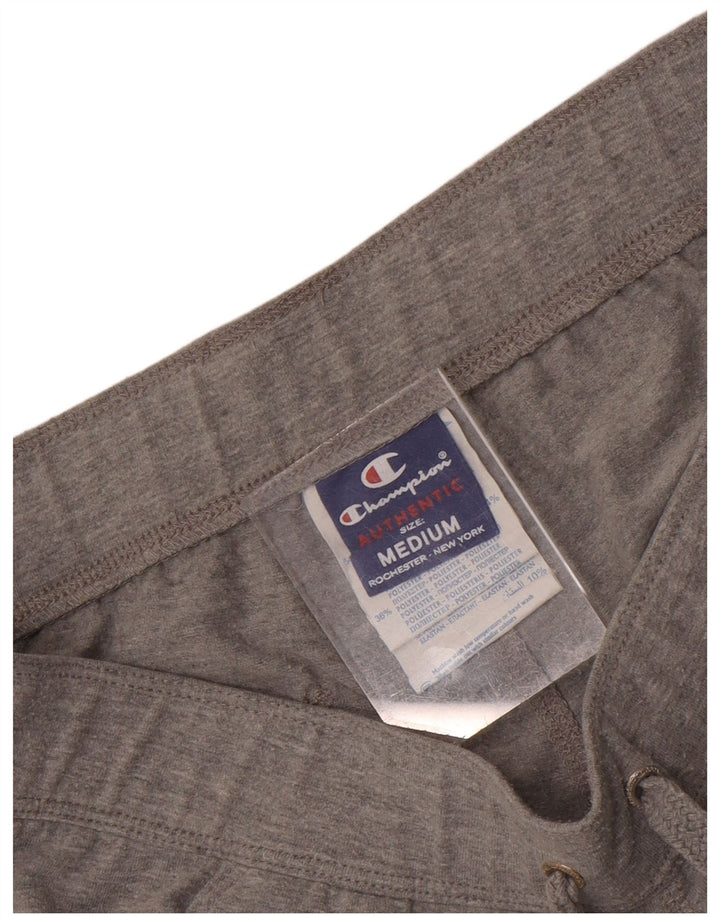 Champion Damen Sportshorts UK 12 Mittelgraue Baumwolle