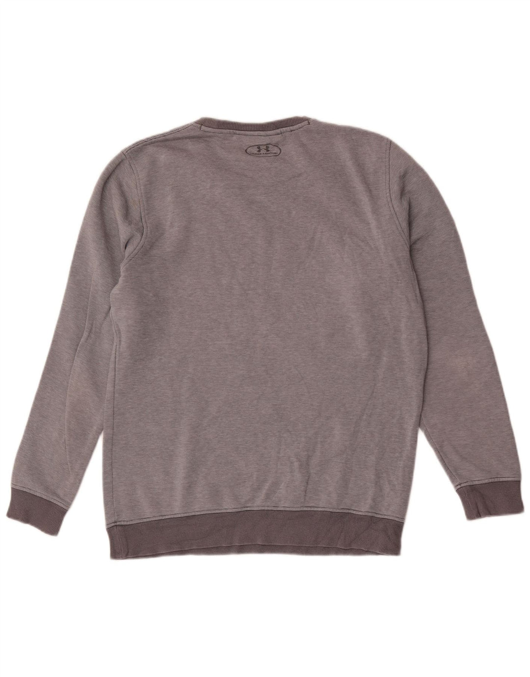 Under Armour Herren Sweatshirt Pullover Mittelgrau Nadelstreifen
