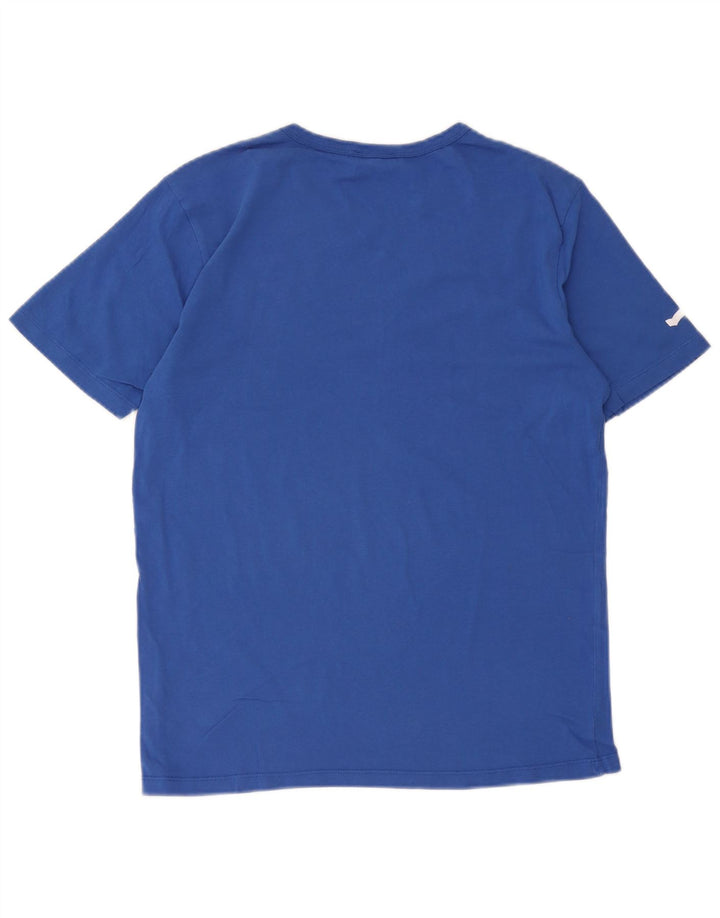 Gas Herren-T-Shirt mit Grafik, groß, aus blauer Baumwolle