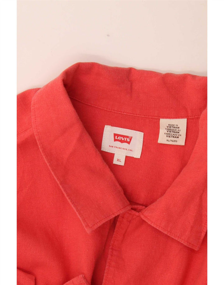 Levi's Herren Kurzarmhemd XL Rot