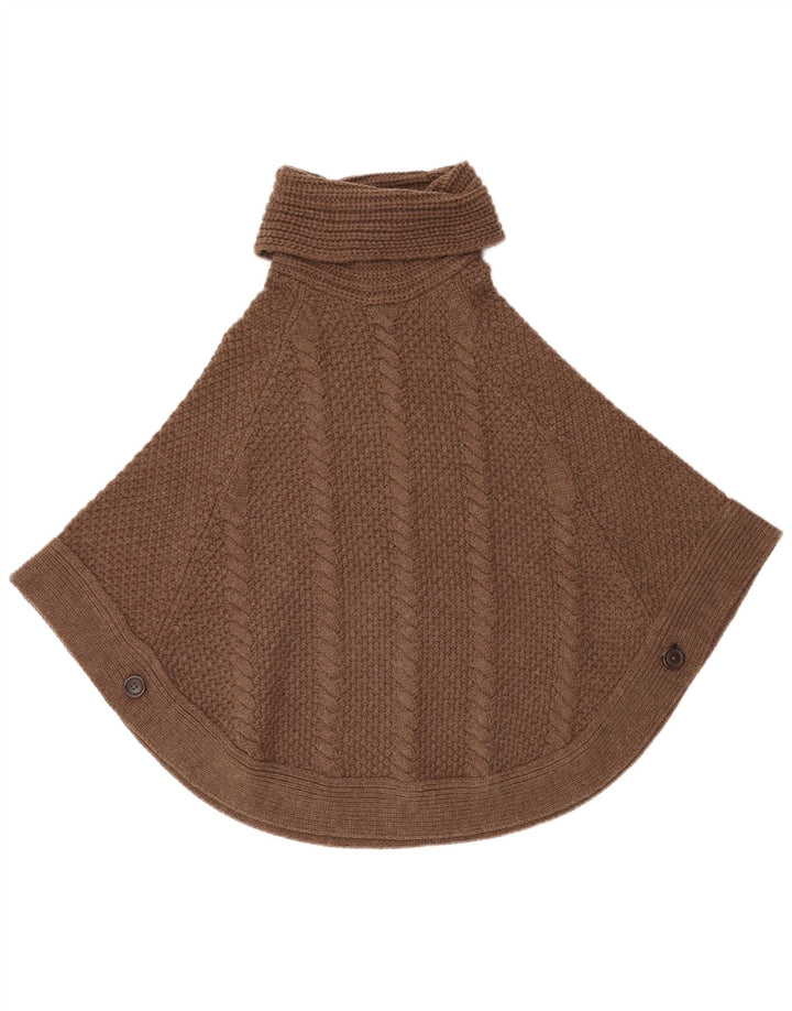 Joules übergroßer Poncho-Pullover für Damen, Gr. 10, klein, braun, Acryl