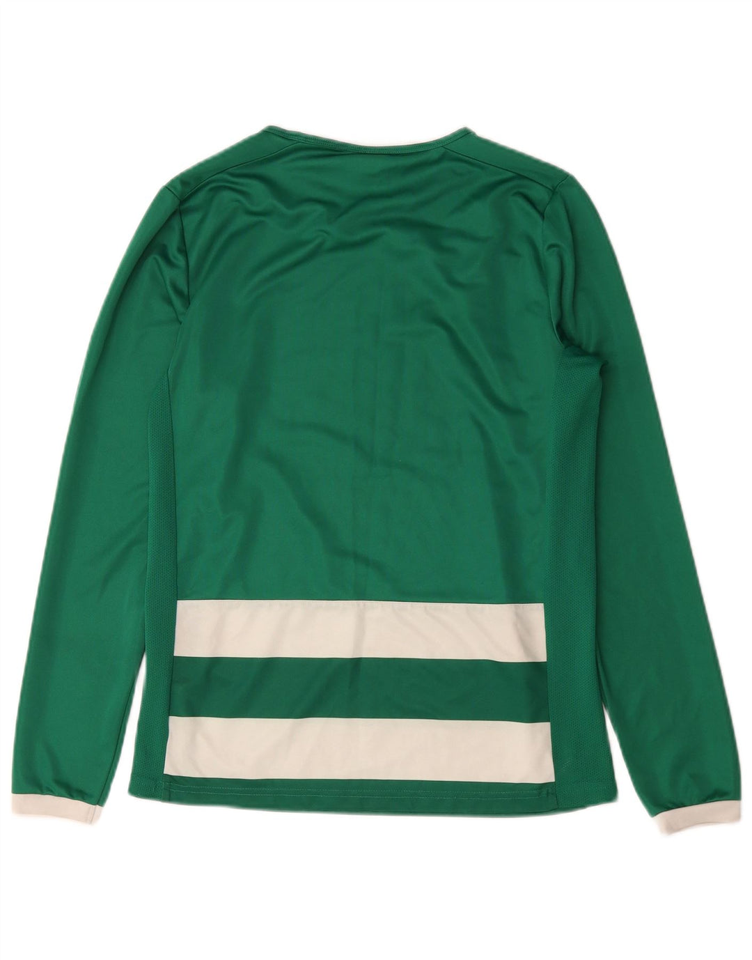 Puma Herren-Oberteil, langärmelig, mittelgrün, gestreift, Polyester