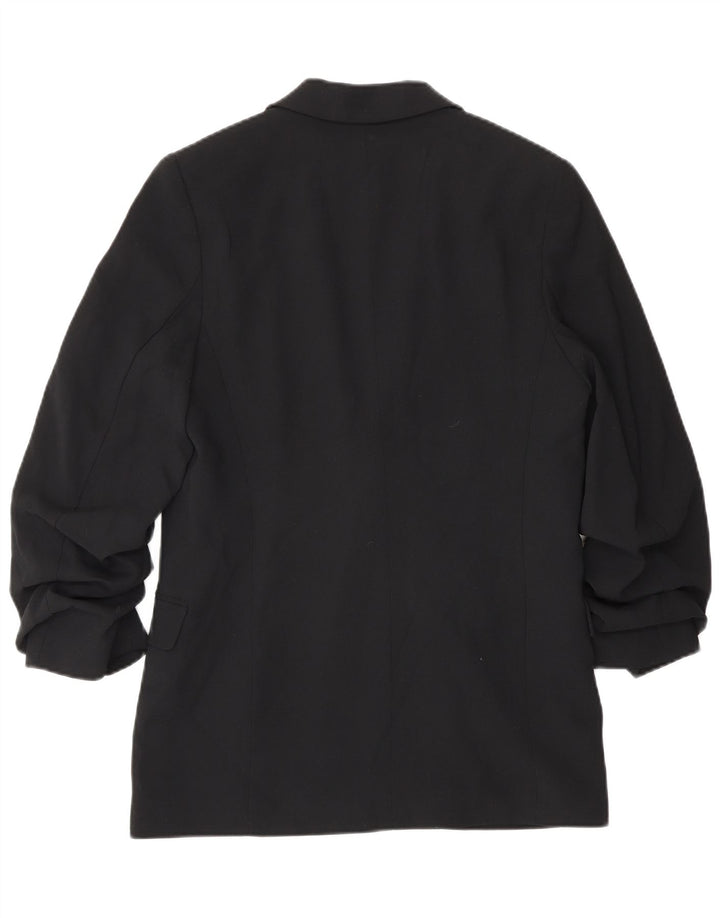 Marks & Spencer Damen-Blazer mit 3/4-Ärmeln, offen, Gr. 8, Schwarz