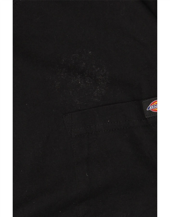 Dickies Herren-Top, langärmelig, 2XL, schwarze Baumwolle