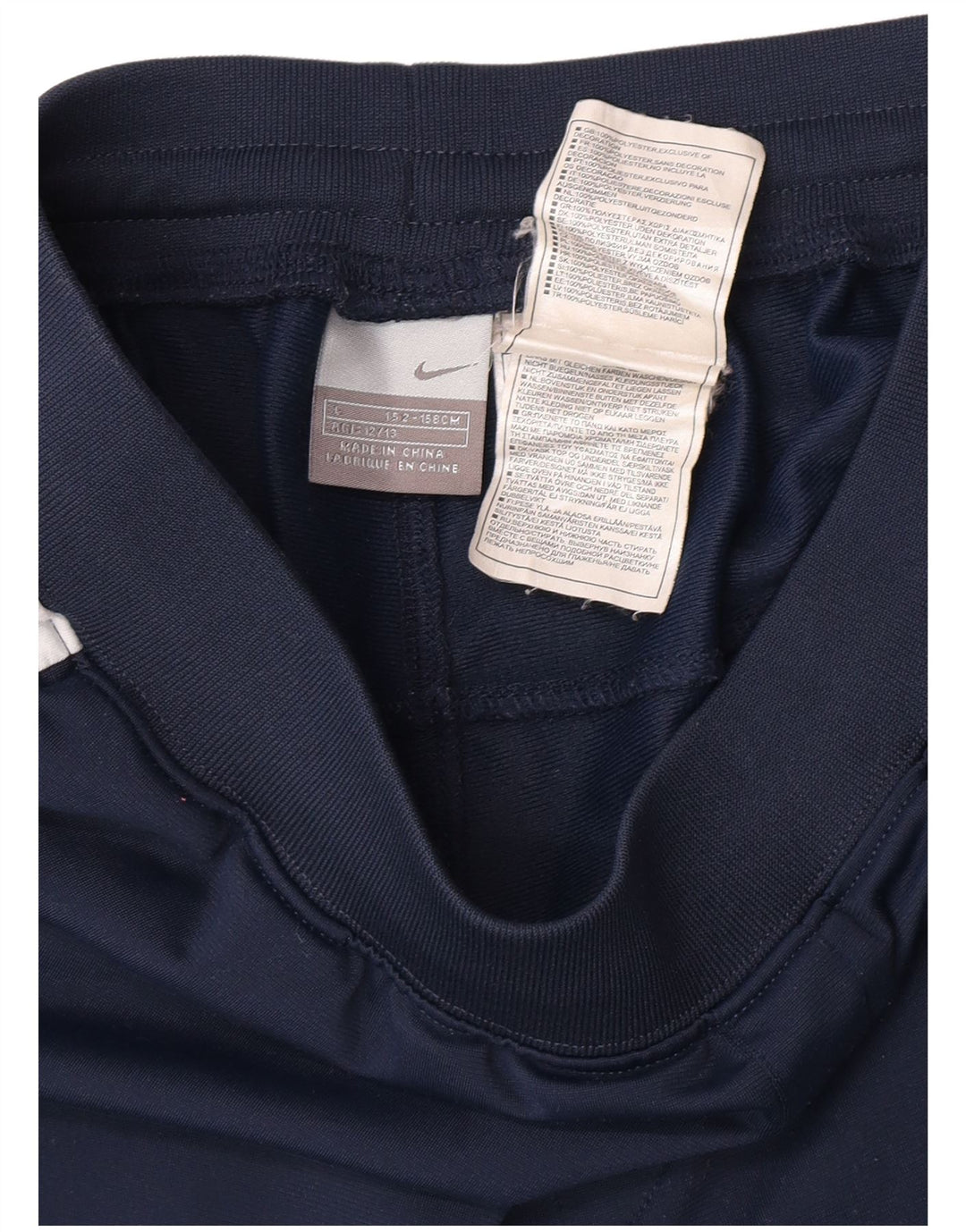 Nike Jungen-Trainingshose, 12–13 Jahre, groß, Marineblau, Farbblock