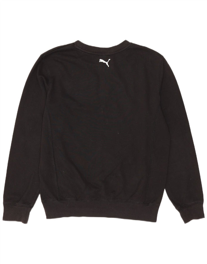 PUMA Herren Graphic Sweatshirt Pullover Small Schwarz