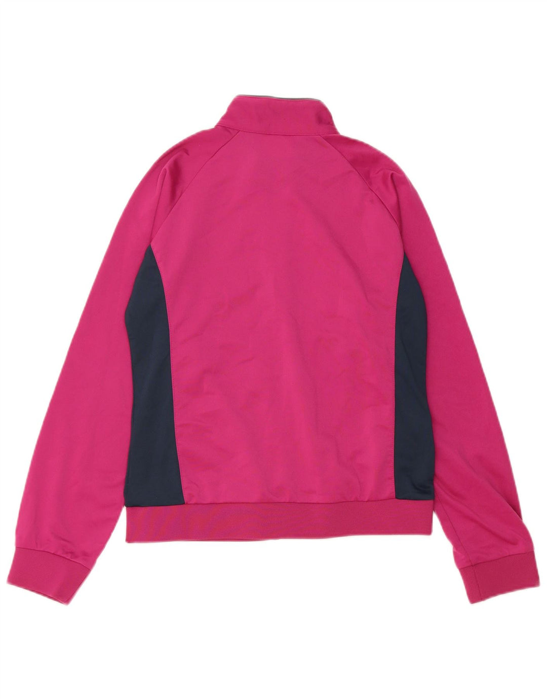 CHAMPION Mädchen-Trainingsanzug-Top-Jacke, 11–12 Jahre, groß, rosa, Farbblock
