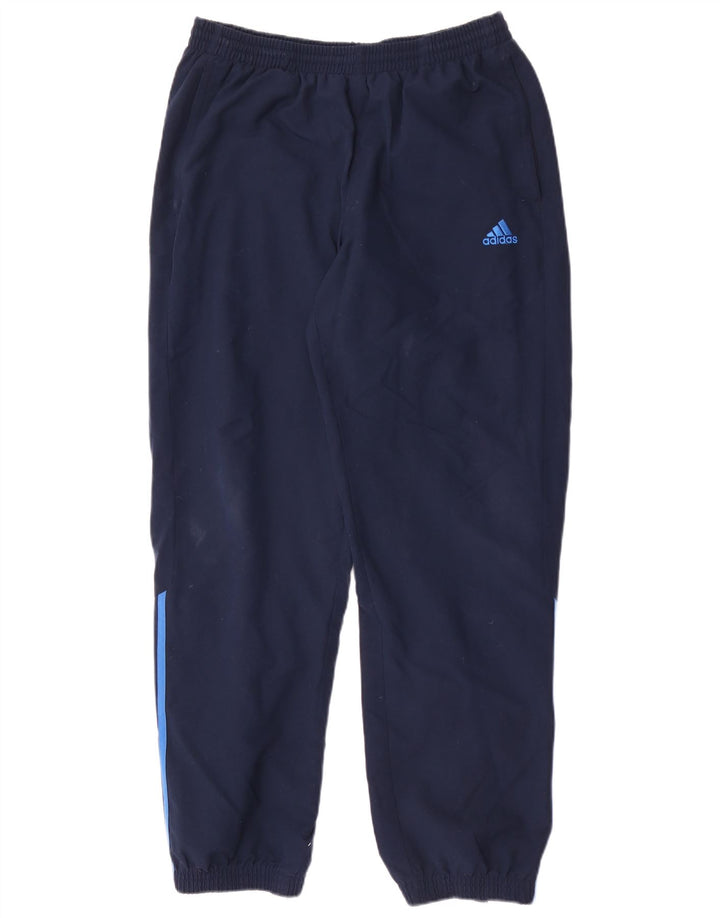 Adidas Herren-Trainingshose, Jogginghose, groß, marineblau, Polyester