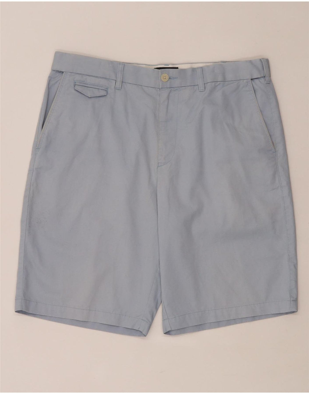 MARKS & SPENCER Herren Blue Harbor Chino Shorts W36 Große blaue Baumwolle