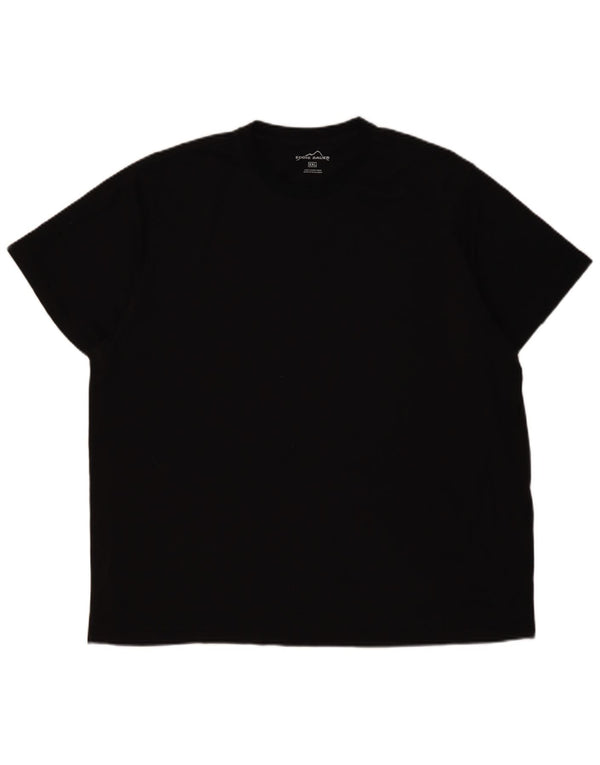 Eddie Bauer Herren T-Shirt Top 2XL Schwarz Baumwolle