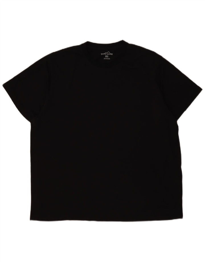 Eddie Bauer Herren T-Shirt Top 2XL Schwarz Baumwolle