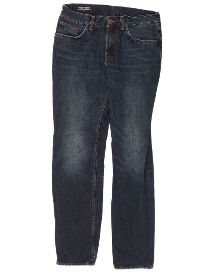 Tommy Hilfiger Herren Slim Jeans W33 L31 Marineblau Baumwolle