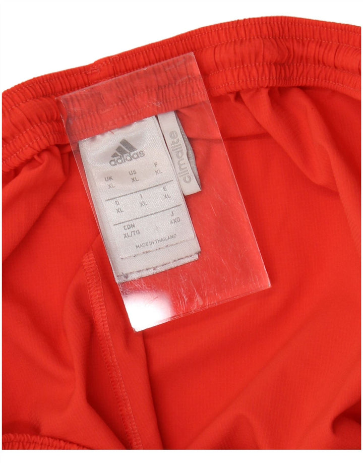 ADIDAS Herren Climalite Sport Shorts XL Rot Polyester