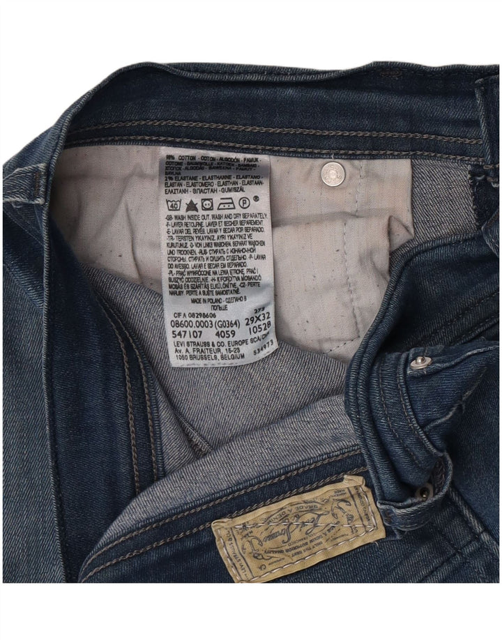 Levi's Damen Skinny Jeans W29 L32 Blaue Baumwolle