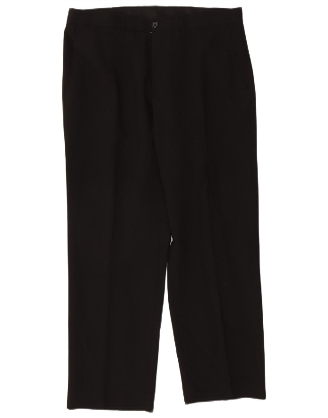 Gerade Herren-Chinohose von Marks & Spencer, W36, L29, Schwarz, Polyester