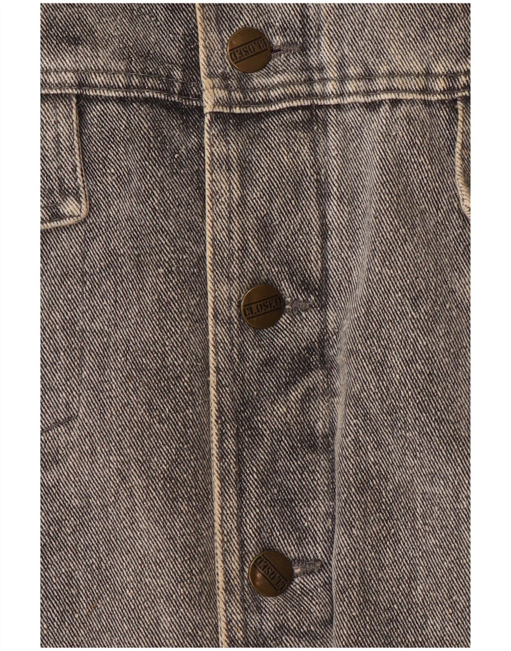 CLOSED Übergroße Jeansjacke für Damen, UK 14, Large, Grau