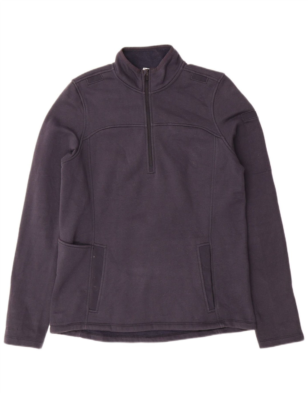 UNDER ARMOUR Herren Cold Gear Zip Neck Sweatshirt Pullover Medium Marineblau