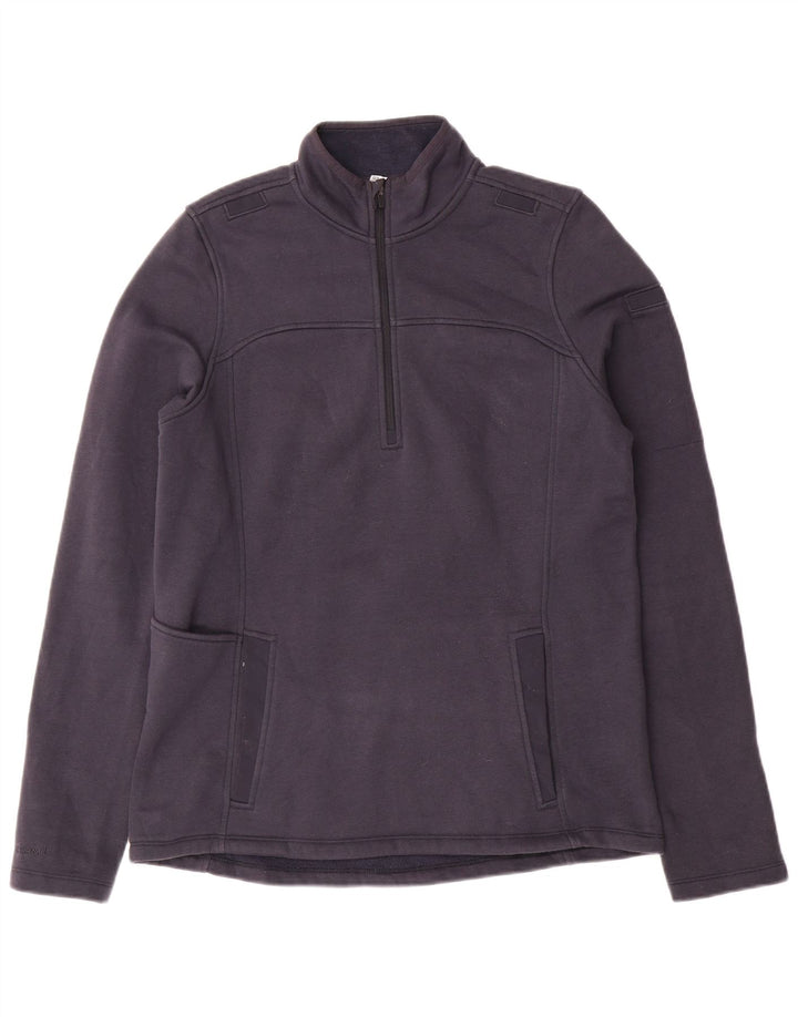 UNDER ARMOUR Herren Cold Gear Zip Neck Sweatshirt Pullover Medium Marineblau