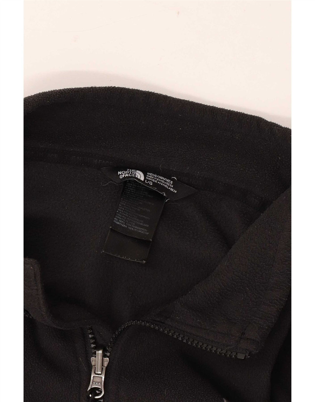 The North Face Herren Fleecejacke UK 40 Large Schwarz Polyester
