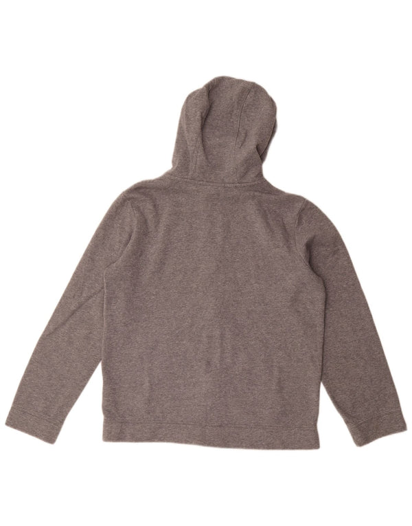 Nike Jungen-Kapuzenpullover mit Reißverschluss, 13–14 Jahre, XL, graue Baumwolle