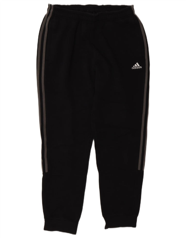 Adidas Herren-Trainingshose, Jogginghose, mittelschwarz, Baumwolle