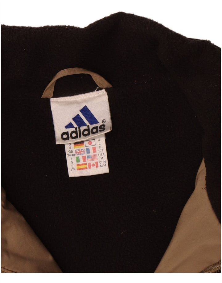 Adidas Herren Loose Fit Windjacke UK 38/40 Medium Beige Polyester