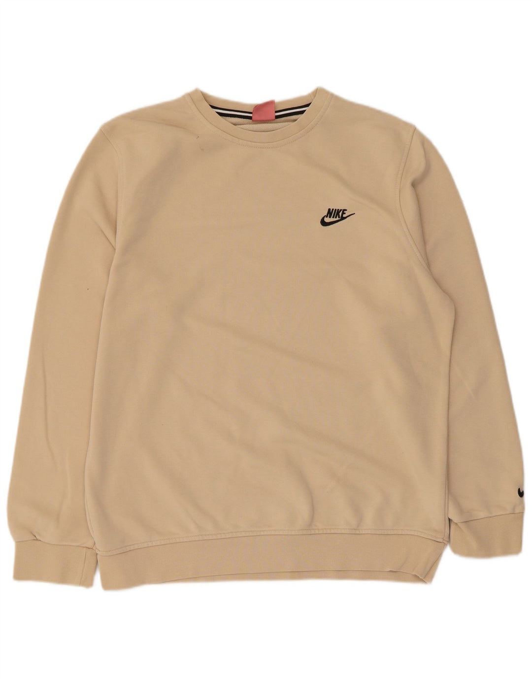 Nike Damen Sweatshirt Pullover UK 20 2XL Beige Baumwolle