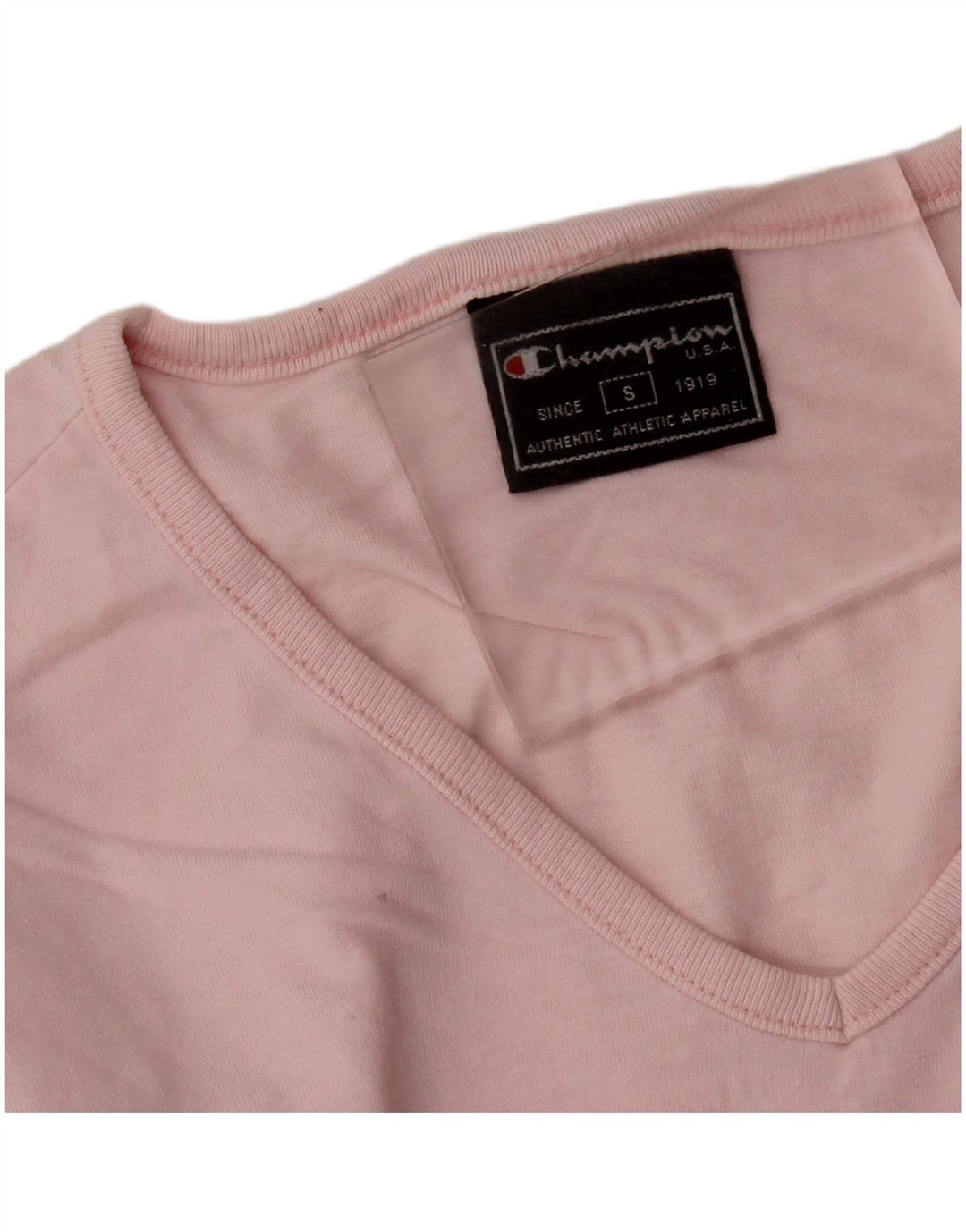 CHAMPION Damen Grafik-T-Shirt-Oberteil UK 10 Small Pink