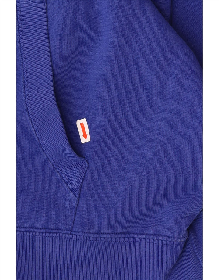 CONVERSE Herren-Kapuzenpullover mit Grafik, groß, aus blauer Baumwolle