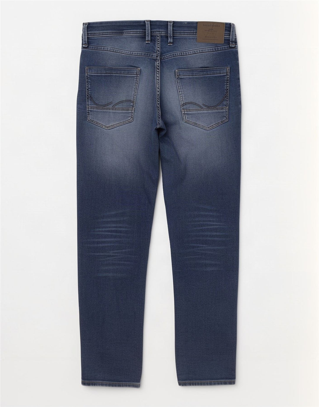 Jack & Jones Herren Tim Slim Jeans W32 L30 Blaue Baumwolle