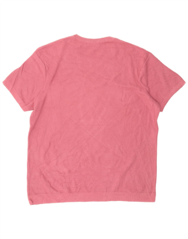 Zara Herren T-Shirt Top XL Rosa