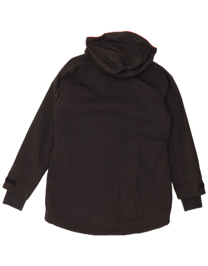 Musto Damen-Parkajacke mit Kapuze, UK 12, mittelschwarz, Polyamid