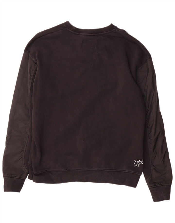 Jordan Herren-Sweatshirt mit Grafik, groß, aus schwarzer Baumwolle