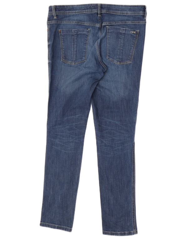 ZARA Damen Skinny Jeans EU 44 XL W34 L32 Blau