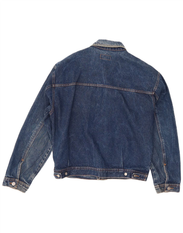 Holiday Herren-Jeansjacke in normaler Passform, UK 38, mittelblaue Baumwolle