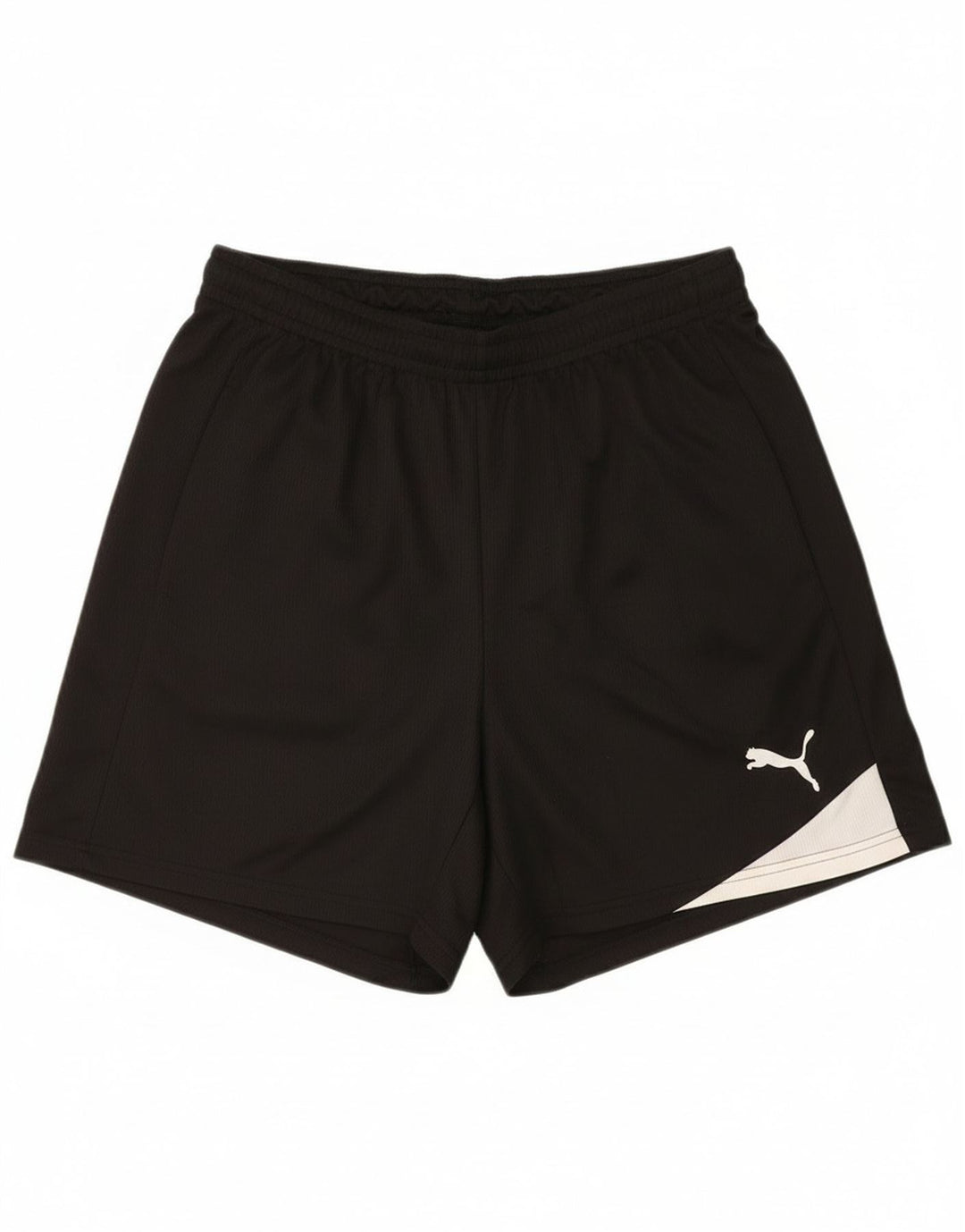 Puma Herren-Sportshorts, groß, schwarzes Farbblock-Polyester
