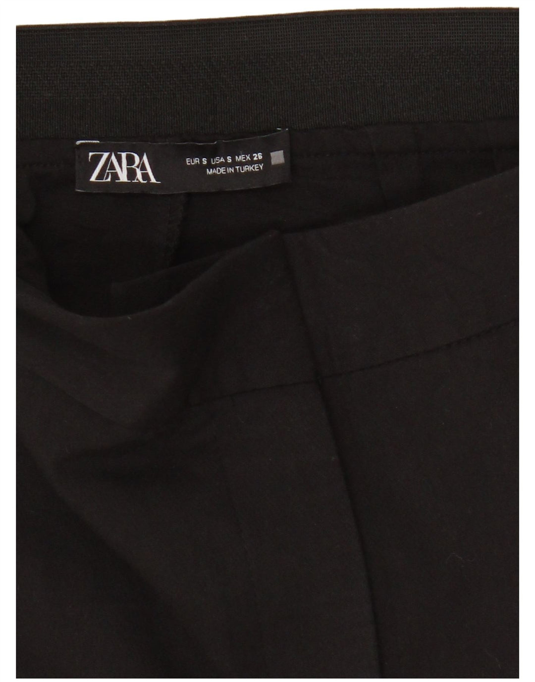 Kurze Hose von Zara für Damen, Größe S, W26, L23, Schwarz